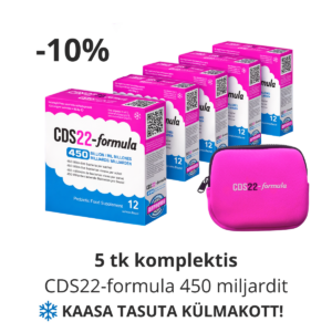 PAKKUMINE: 5 tk CDS22-formula 450 miljardit N12 + Cool Pouch külmakott