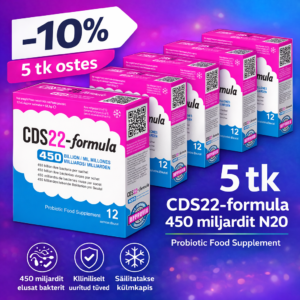 PIEDĀVĀJUMS – 5 gab. CDS22 formula 450 miljardi N12 ar 10% atlaidi!