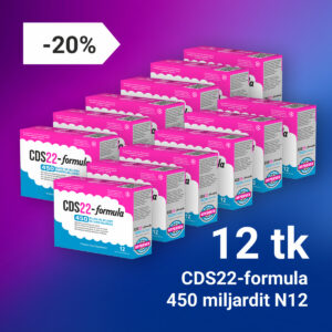 PIEDĀVĀJUMS – 12 gab. CDS22 formula 450 miljardi N12 ar 20% atlaidi